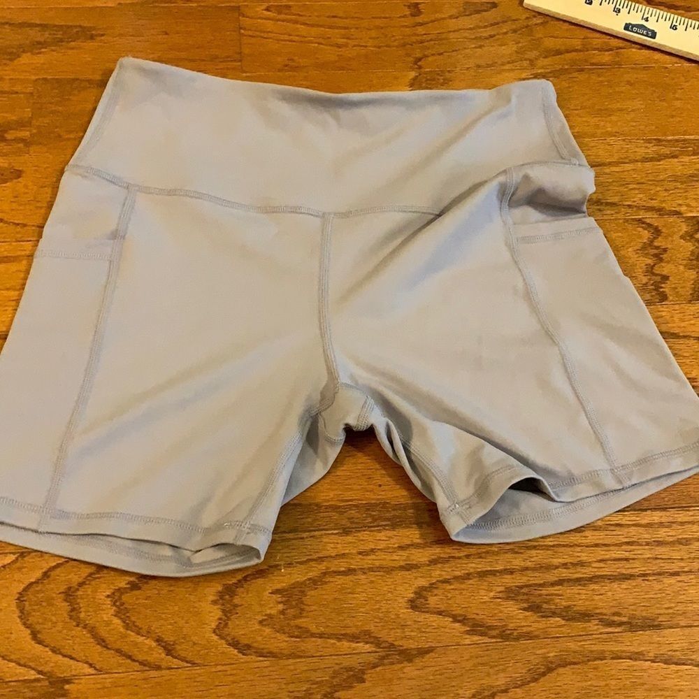 Size large lavender biker shorts